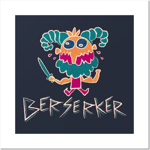 Berserker Wall Art by lauran